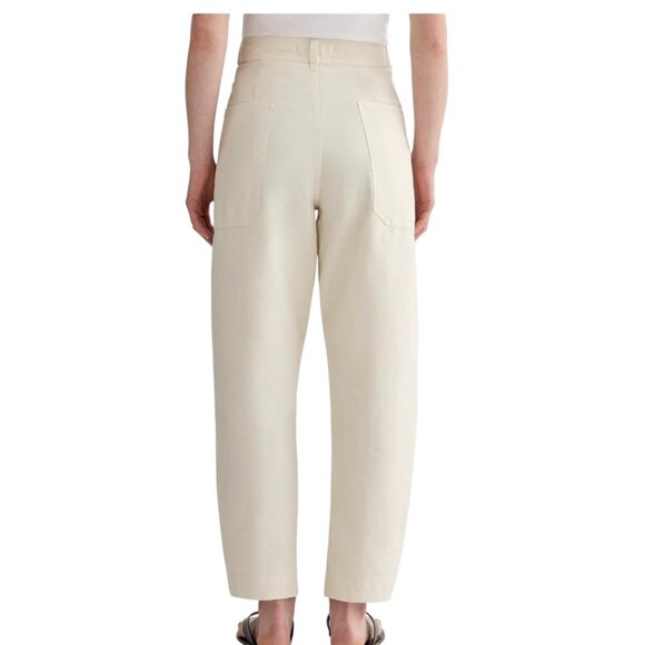 Everlane | NWT The Fatigue Barrel Pant in Birch/Bone Cream/White Size 8 - Picture 5 of 12
